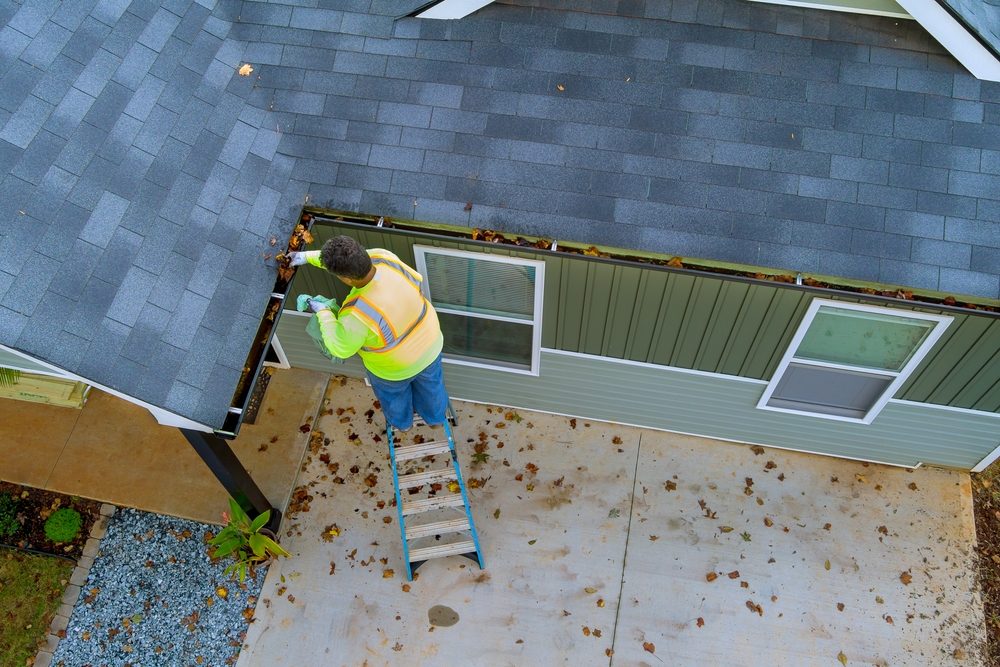 Gutter cleaning service